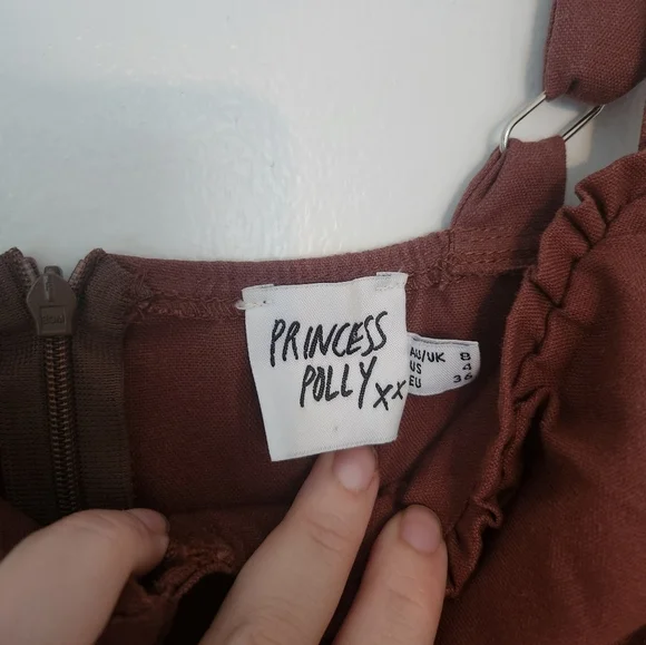 PRINCESS POLLY Brown Women's Dress - Picture 7 of 7